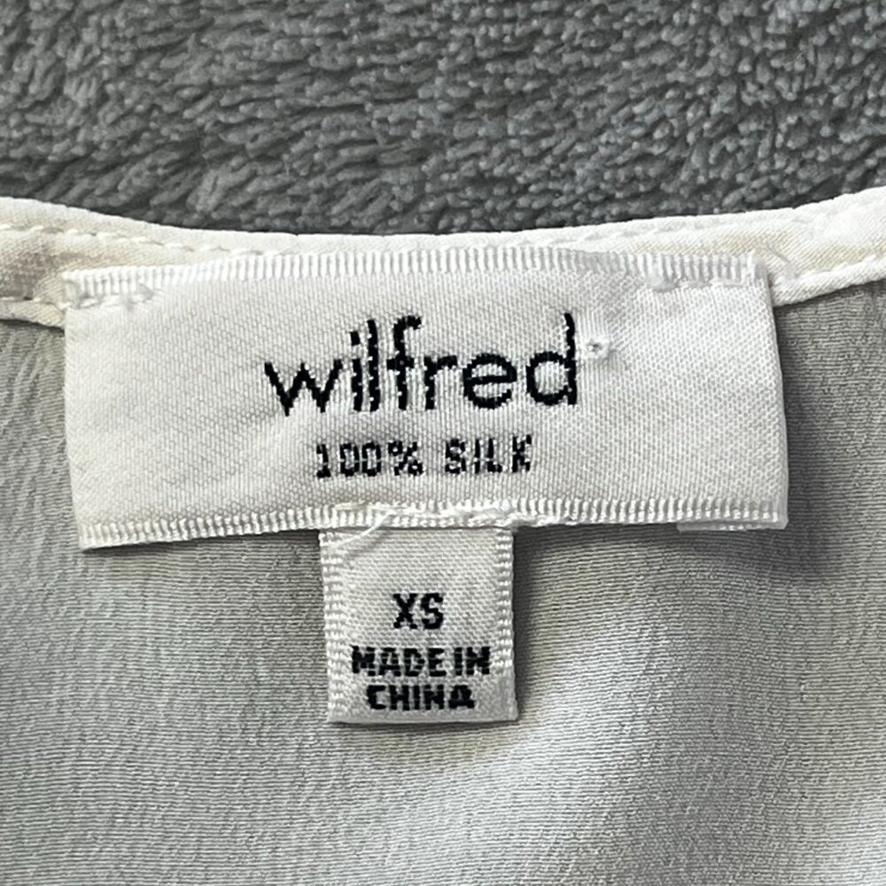 Aritzia Wilfred 100% Silk Ivory Sleeveless Tank Top - Picture 4 of 9
